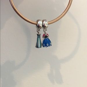 Frozen Pandora charm duo